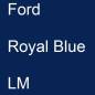 Preview: Ford, Royal Blue, LM.